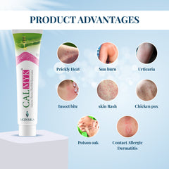 Calmyk Anti - acne cream with calamine, olive oil and glycerine to prevent acne and inflammation (Pack Of 2)