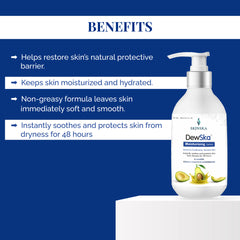 Dewska moisturising lotion with avocado and Vitamin  E for 48 hours deep moisturisation