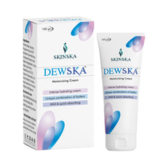 Dewska moisturizing cream with cocoa butter, shea butter, vitamin E and aloe vera extracts for the best face moisturizer (Pack of 2)