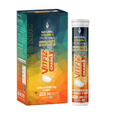 Vitfiz charge effervescent tablets with 1000 mg vitamin c for overall skin health (Pack of 2)