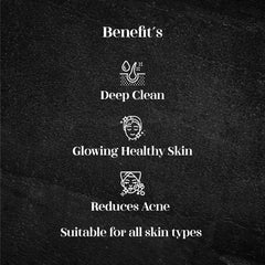 Skinska Naturals Bamboo Charcoal Handmade Soap with Activated Charcoal & Tea Tree for Deeply Cleansed and Blemish Free Skin (Pack of 3)