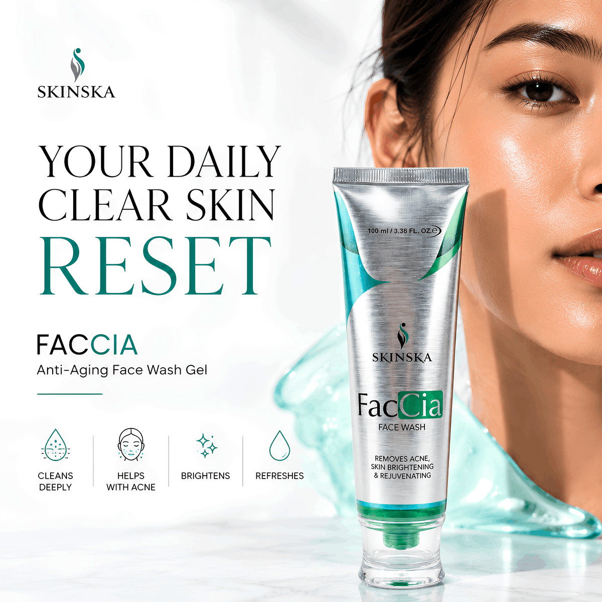 Faccia-S Anti - Acne Face Wash
