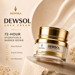 Dewsol Urea cream with glycolic acid, urea, cetylated fatty ester complex for soft and moisturised feet