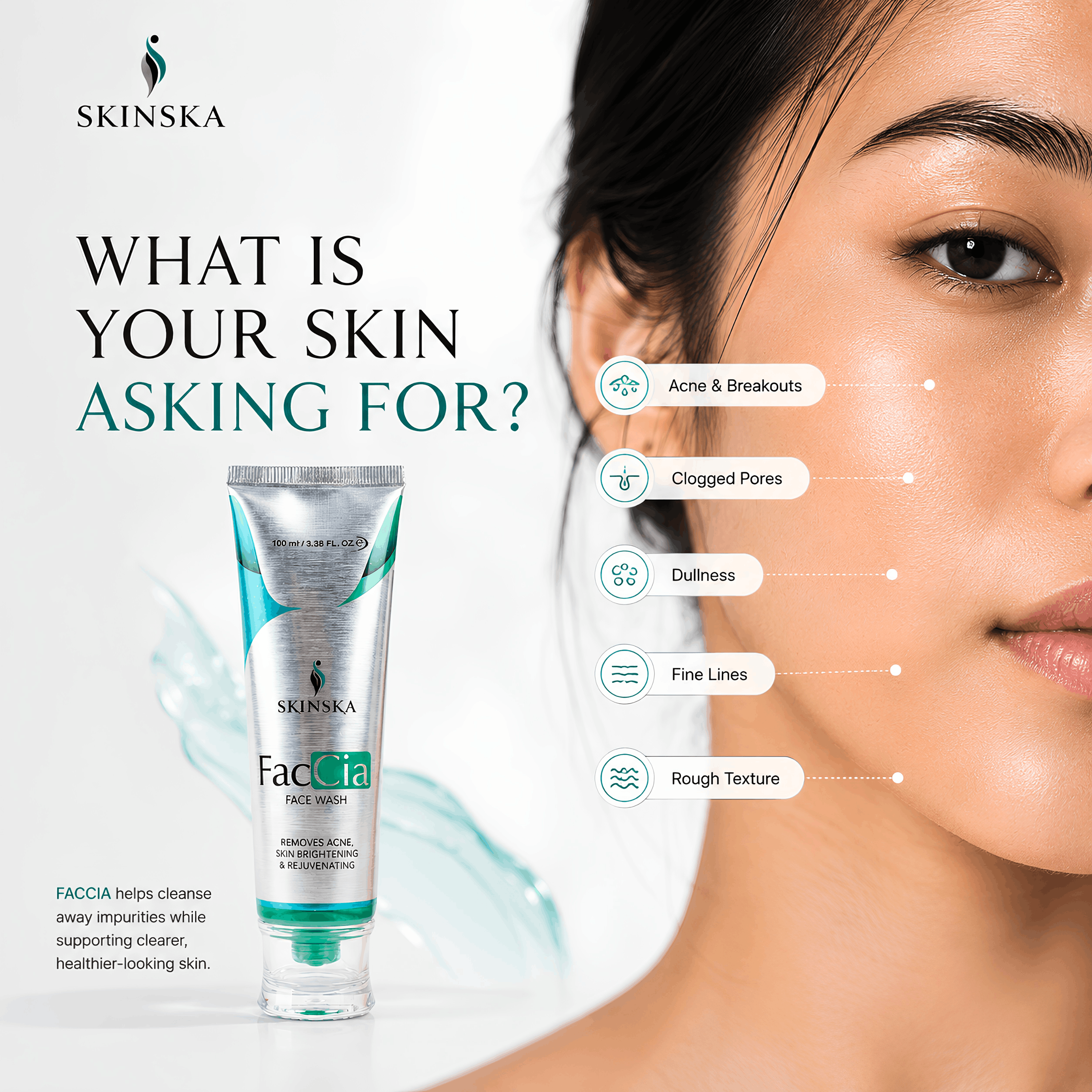 Faccia-S Anti - Acne Face Wash