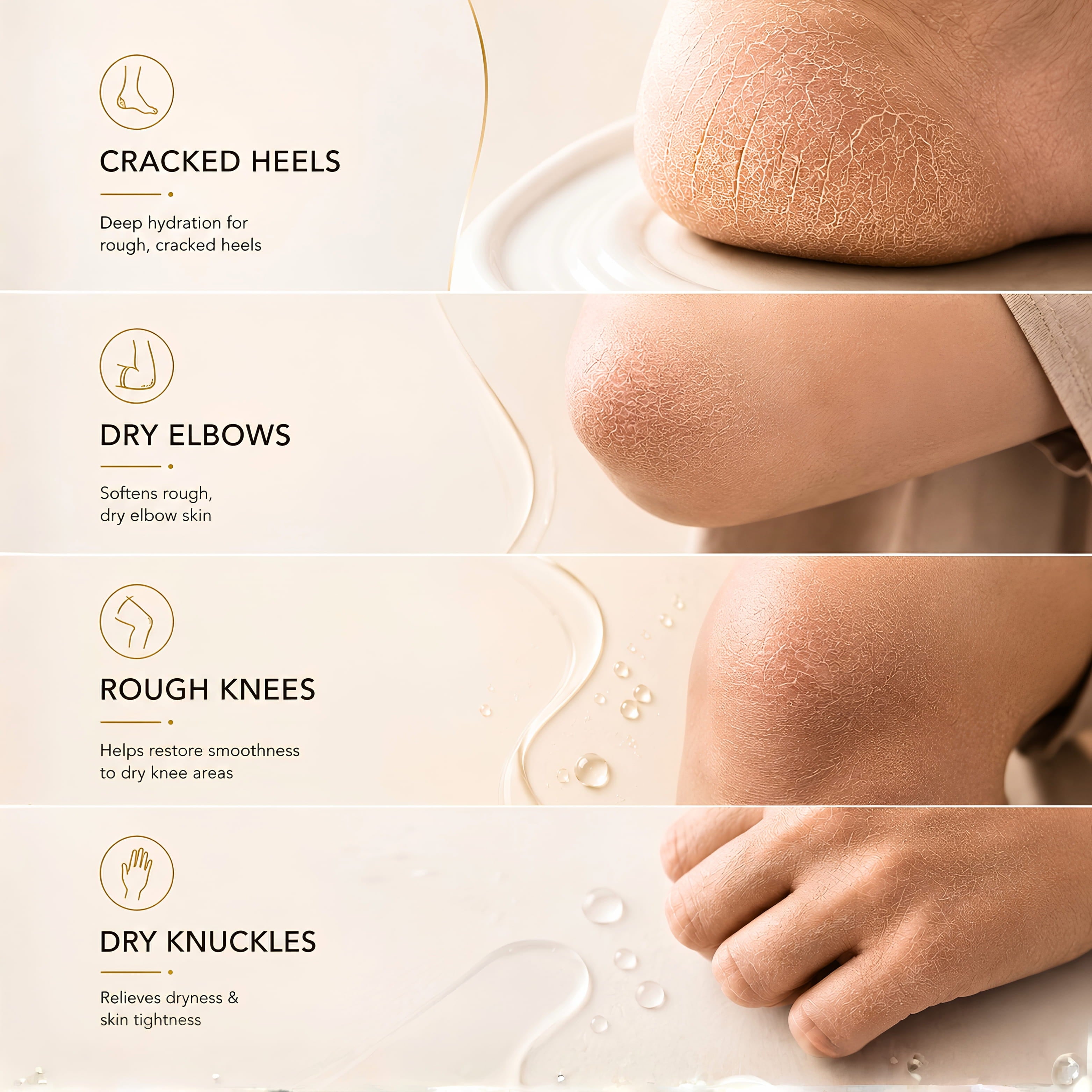 Dewsol Urea cream with glycolic acid, urea, cetylated fatty ester complex for soft and moisturised feet