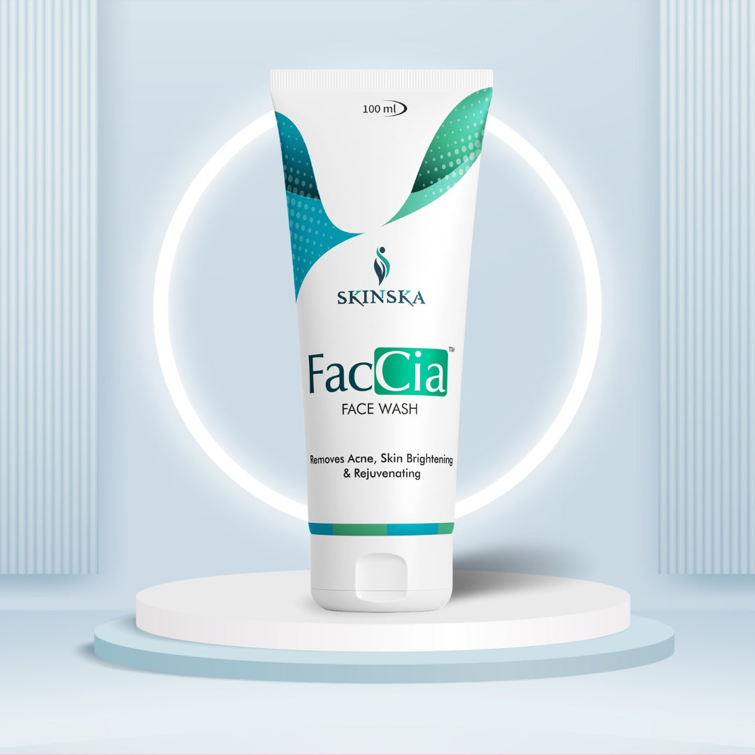 Faccia Anti Acne face wash with glycolic acid, vitamin E and aloe vera extracts to fight acne (Pack Of 2)