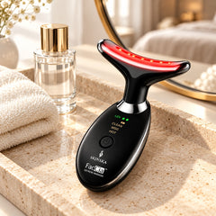 Faccia LED Facial Massager | A Classy At Home Facial Sculpting & Rejuvenation Experience | Refined skincare technology, beautifully designed for everyday luxury