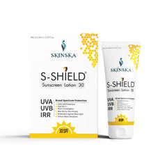 S-shield sunscreen lotion (SPF 30) for protection for broad spectrum sun protection